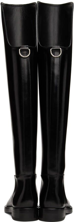 DURAZZI MILANO Black Equestrian Boots