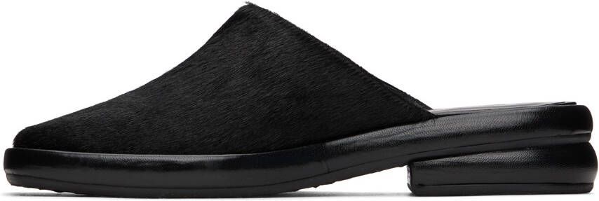 Eckhaus Latta Black Pony Loafers