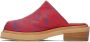 Eckhaus Latta Red & Tan Zoe Clogs - Thumbnail 3