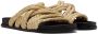 Emme Parsons Beige Evvie Flat Sandals - Thumbnail 4