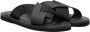 Emporio Armani Black Jacquard Sandals - Thumbnail 4