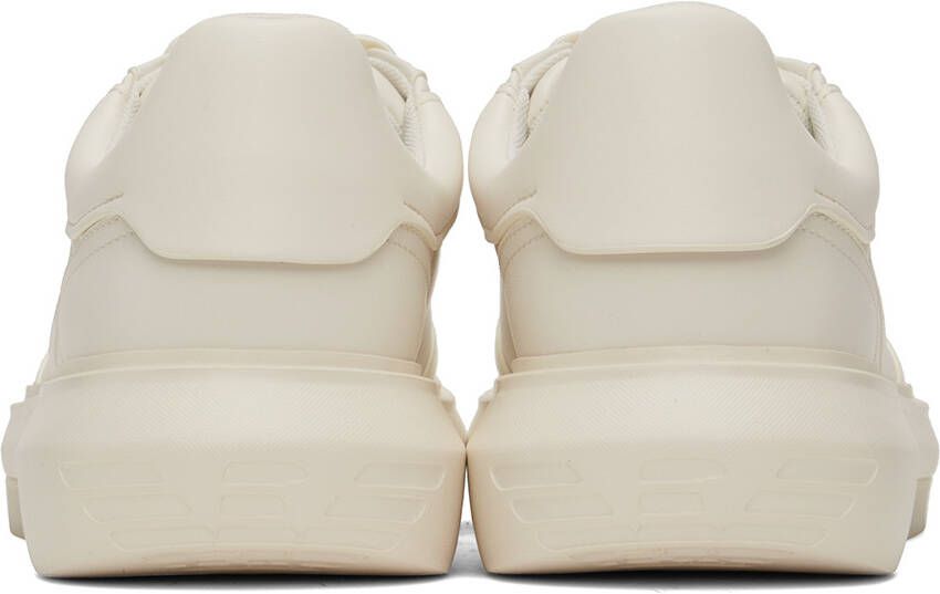 Emporio Armani White Printed Sneakers