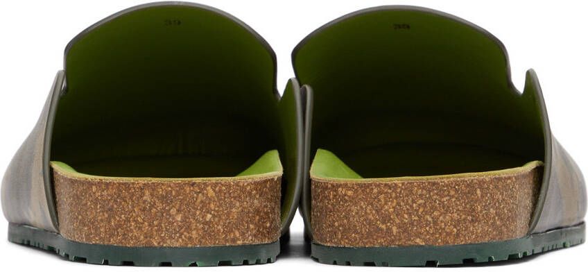 Etro Green Camouflying Pegaso Sandals