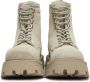 Eytys Beige Suede Michigan Boots - Thumbnail 2