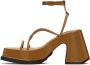 Eytys Brown Olympia Heeled Sandals - Thumbnail 3