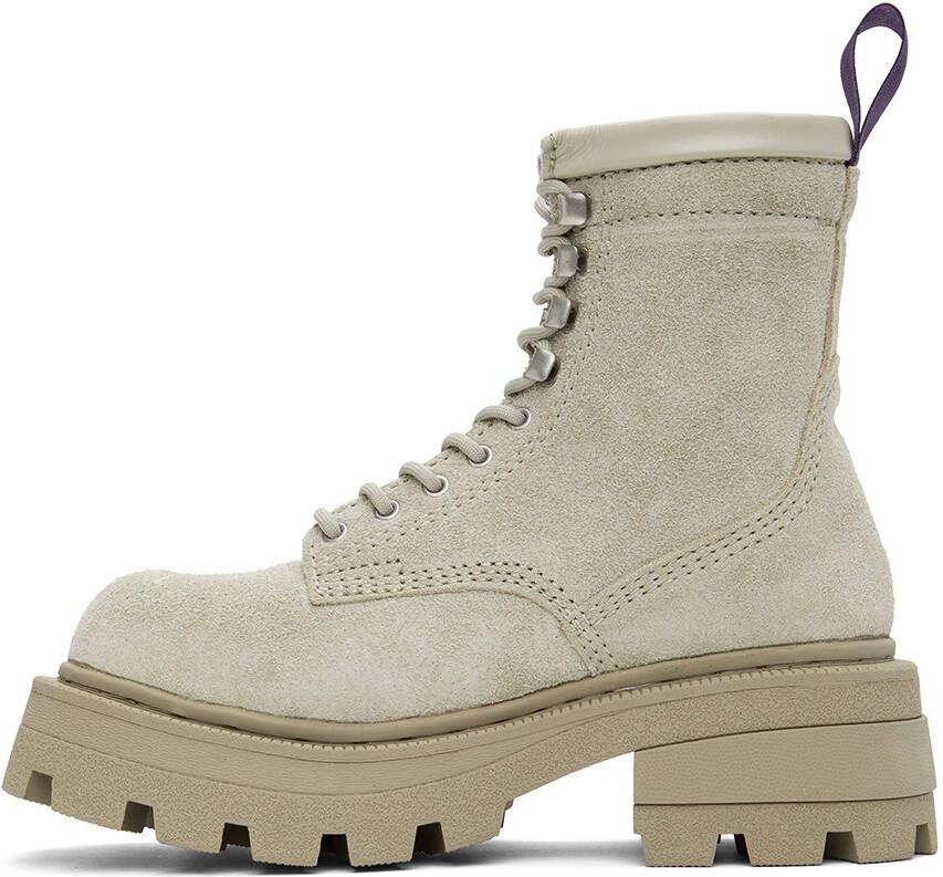 Eytys Grey Michigan Lace-Up Boots