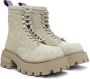Eytys Grey Michigan Lace-Up Boots - Thumbnail 4