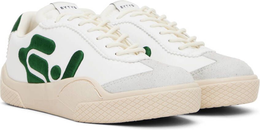 Eytys White & Green Santos Sneakers