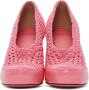 Fendi Pink Knit Stretch Heels - Thumbnail 2