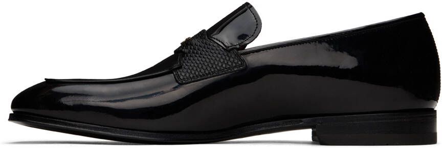 Ferragamo Black Giuffre Loafers