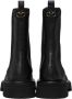 Ferragamo Black Double Gancini Chelsea Boots - Thumbnail 2