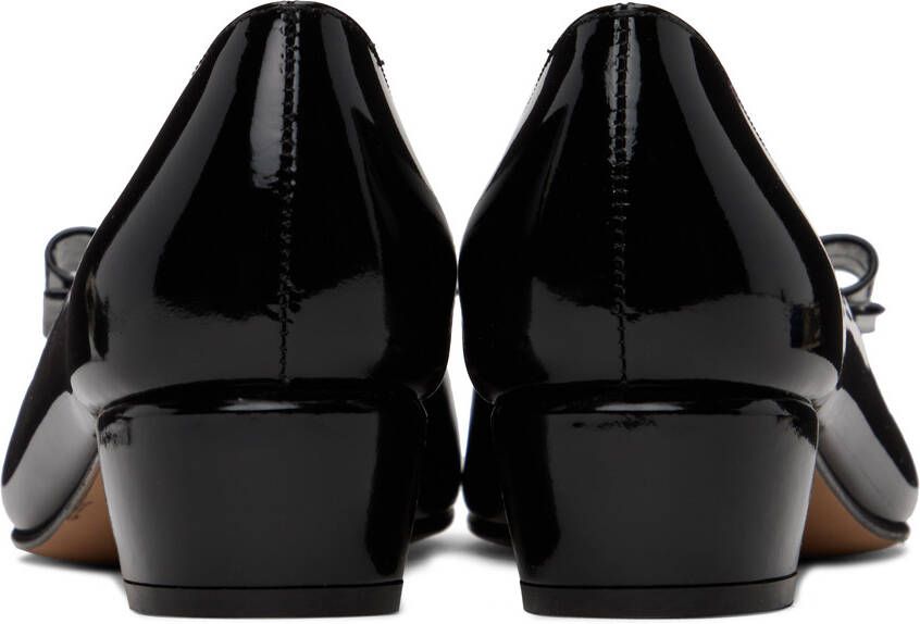 Ferragamo Black Vara Pumps