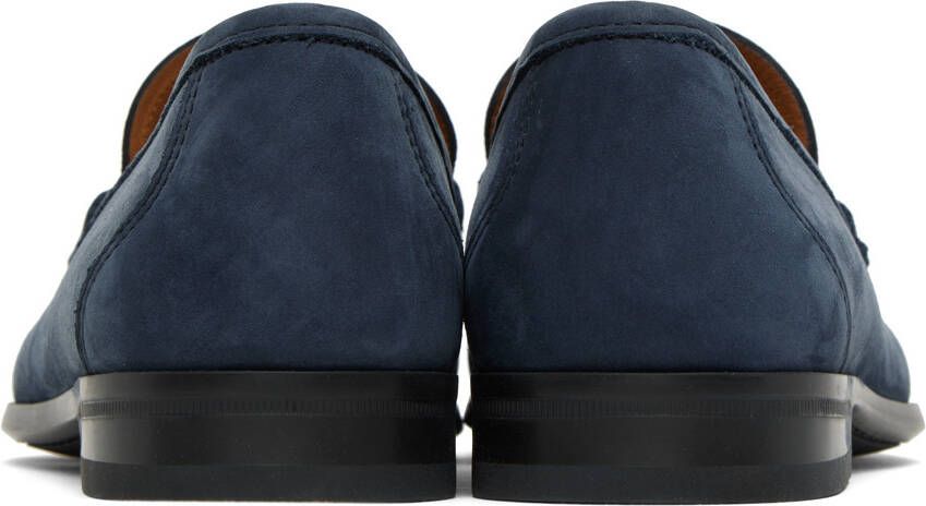 Ferragamo Blue Grandioso Loafers