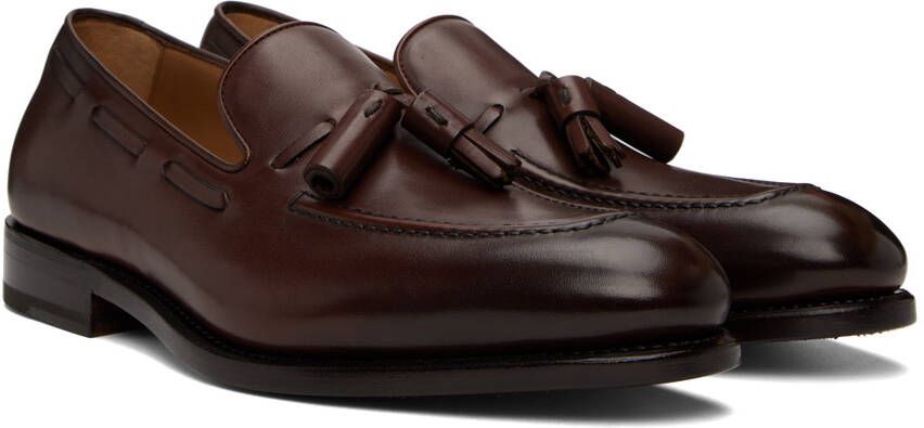 Ferragamo Brown Gesico Loafers