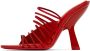 Ferragamo Red Pointed Heeled Sandals - Thumbnail 3