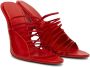 Ferragamo Red Pointed Heeled Sandals - Thumbnail 4