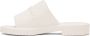 Ferragamo White 3D Logo Slides - Thumbnail 3