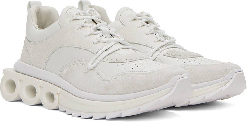 Ferragamo White Nima Sneakers