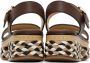 Gabriela Hearst Brown Leather Sandals - Thumbnail 2