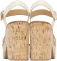 Gabriela Hearst Off-White Sardis Wedge Sandals - Thumbnail 2