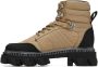 GANNI Beige Cleated Hiking Boots - Thumbnail 3