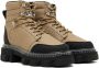 GANNI Beige Cleated Hiking Boots - Thumbnail 4