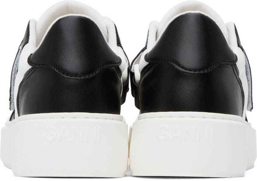 GANNI Black & White Sporty Sneakers