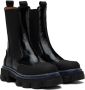 GANNI Black Cleated Chelsea Boots - Thumbnail 4