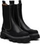 GANNI Black Cleated Chelsea Boots - Thumbnail 4