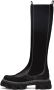 GANNI Black Cleated Tall Boots - Thumbnail 3