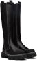 GANNI Black Cleated Tall Boots - Thumbnail 4