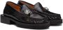 GANNI Black Embellished Loafers - Thumbnail 4