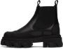 GANNI Black Cleated Low Chelsea Boots - Thumbnail 3