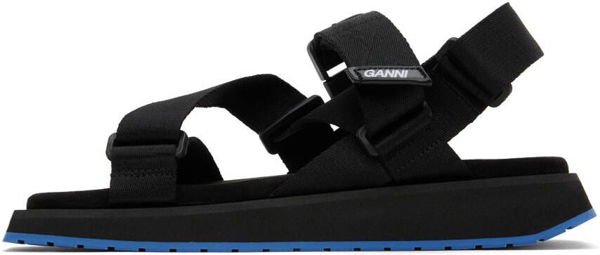 GANNI Black Performance Sandals