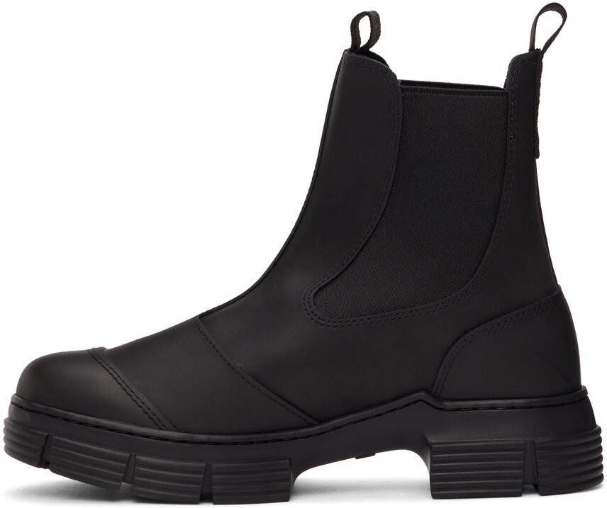 GANNI Black Recycled Rubber City Boots