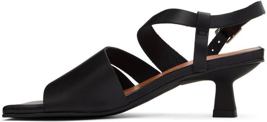 GANNI Black Strappy Heeled Sandals