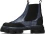 GANNI Blue Cleated Low Chelsea Boots - Thumbnail 3