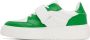 GANNI Green & White Sporty Sneakers - Thumbnail 3