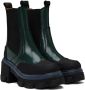 GANNI Green Cleated Boots - Thumbnail 4