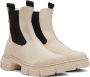 GANNI Off-White City Chelsea Boots - Thumbnail 4