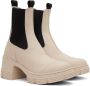 GANNI Off-White City Heeled Boots - Thumbnail 4