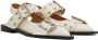 GANNI Off-White Wide Welt Buckle Loafers - Thumbnail 4