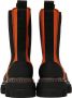 GANNI Orange Cleated Chelsea Boots - Thumbnail 2