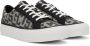GCDS Black & Off-White Monogram Sneakers - Thumbnail 4