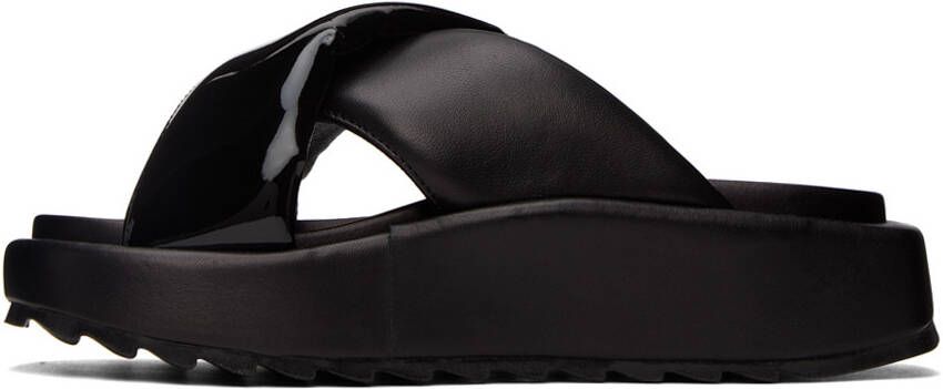 GIABORGHINI Black Gia 25 Sandals