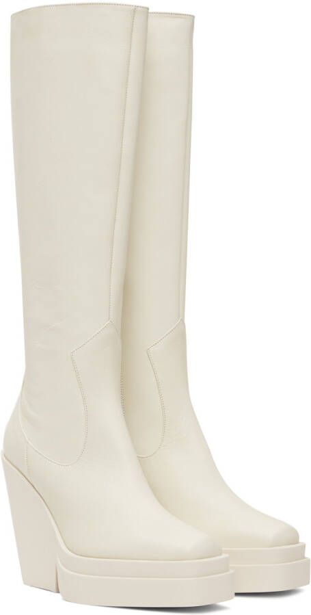 GIABORGHINI Off-White Gia 14 Boots