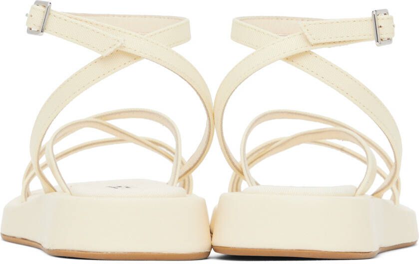 GIABORGHINI Off-White Rosie 16 Sandals