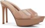 Gianvito Rossi Beige Betty Heeled Sandals - Thumbnail 4