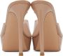 Gianvito Rossi Beige Betty Heeled Sandals - Thumbnail 2