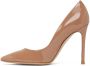 Gianvito Rossi Beige Gianvito 105 Heels - Thumbnail 3